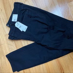 Express black jean leggings